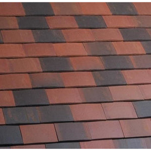 Marley Acme Double Camber Plain Roof Tile - Dark Brindle