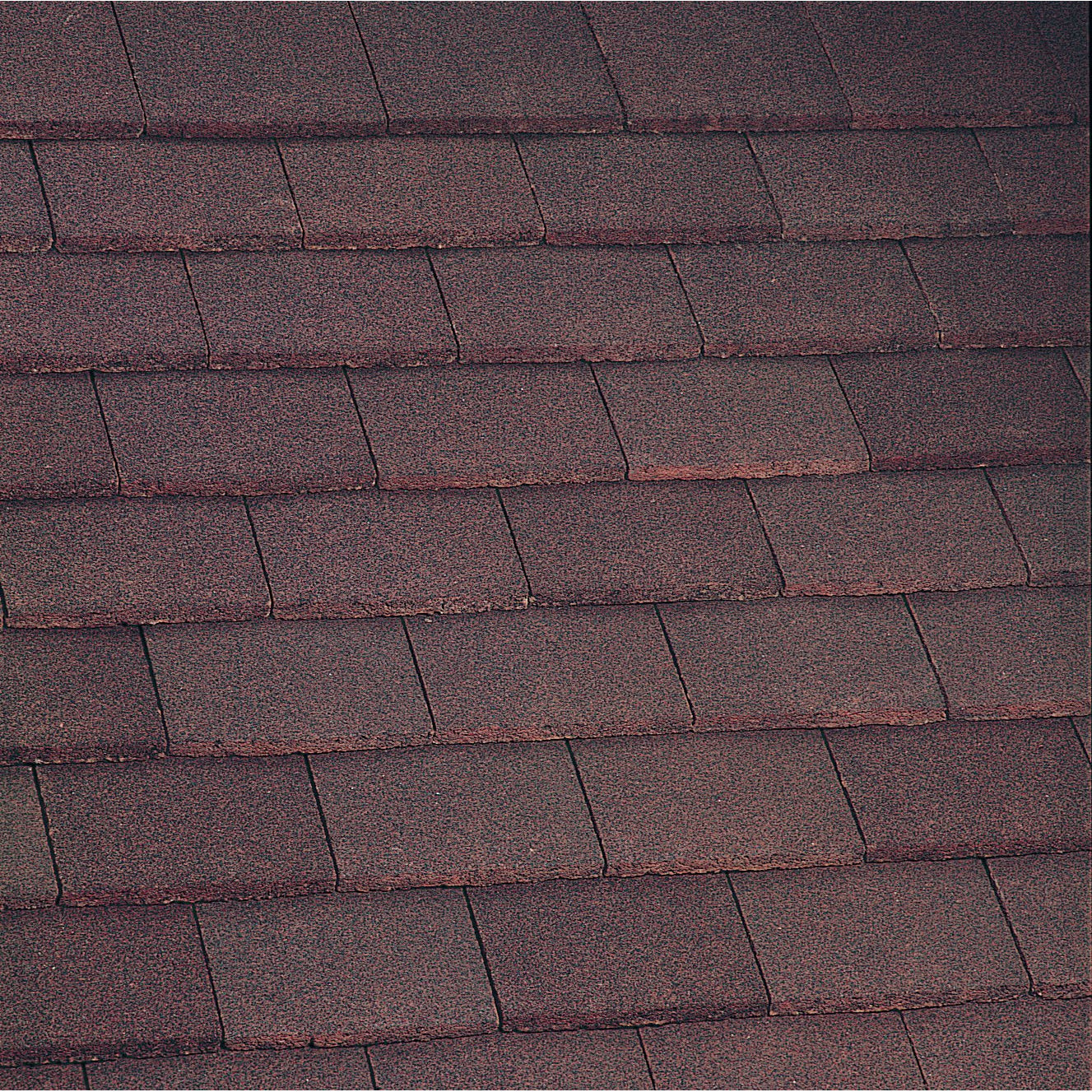 Marley Concrete Plain Roof Tile - Dark Red