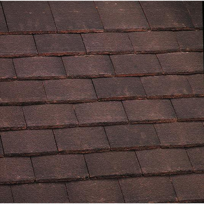 Marley Concrete Plain Roof Tile - Natural Red