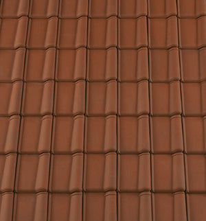 Redland Postel Clay Roof Tile - Brindle