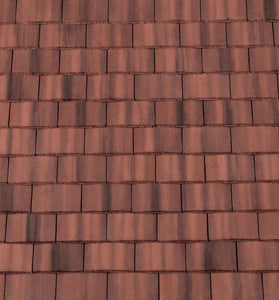 Redland Concrete Plain Roof Tile - Farmhouse Red