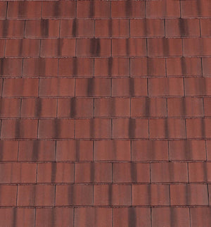 Redland Concrete Plain Roof Tile - Rustic Red