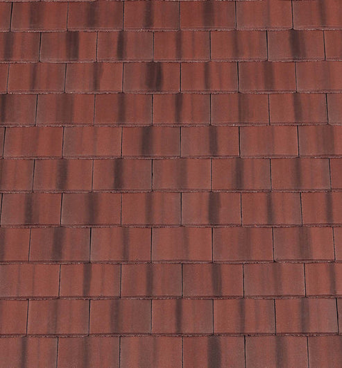 Redland Rustic Red Redland Concrete Plain Roof Tile - Rustic Red