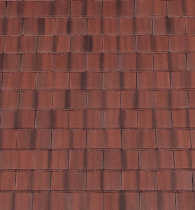 Redland Concrete Plain Roof Tile - Rustic Red