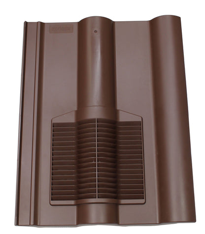 Marley Double Roman Tile Vent - Brown