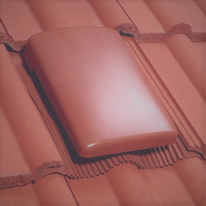 Klober Universal Roof Tile Vent - Antique Red
