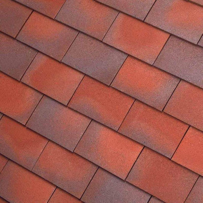 Dreadnought Clay Plain Roof Tiles - Red Blue (sandfaced)