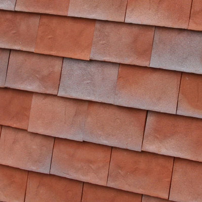 Dreadnought Clay Plain Roof Tiles - Rustic Red Blue Blend