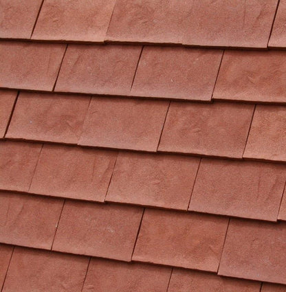 Dreadnought Clay Plain Roof Tiles - Rustic Red