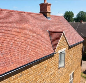 Redland Rosemary Clay Plain Roof Tile - Burnt Blend