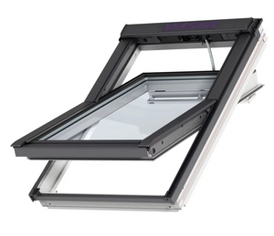 VELUX GGU FK08 006730 Triple Glazed High Energy Efficiency White Polyurethane INTEGRA® SOLAR Window (66 x 140 cm)