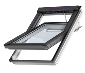VELUX GGU UK04 006730 Triple Glazed High Energy Efficiency White Polyurethane INTEGRA® SOLAR Window (134 x 98 cm)