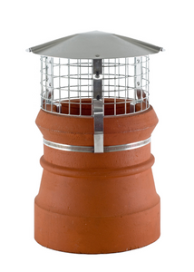 Brewer Stainless Steel Birdguard Chimney Cowl - Solid Fuel