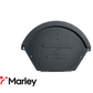 Marley Universal Dry Verge Segmental Ridge End Cap Grey (MA39501)