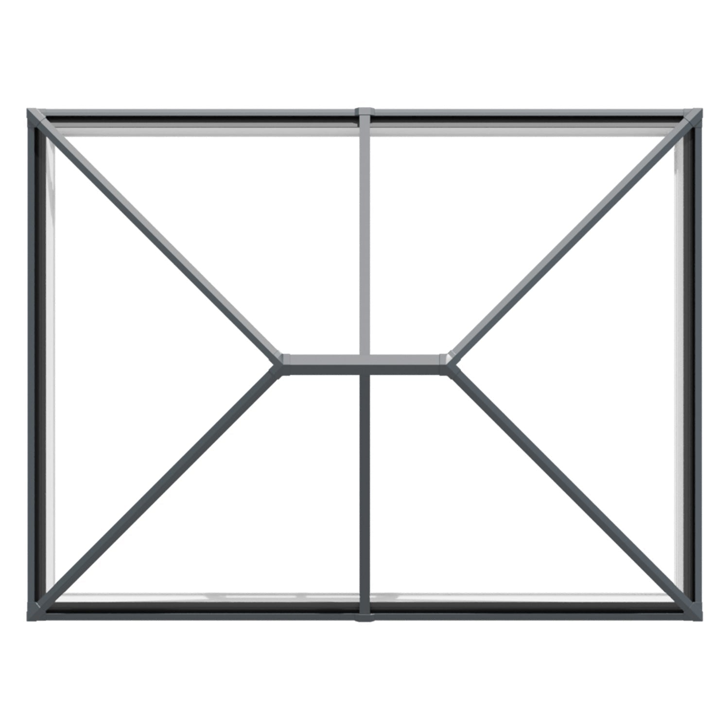 Sheerline S1 Aluminium Roof Lantern Neutral 1.1 W/m2 Glazing