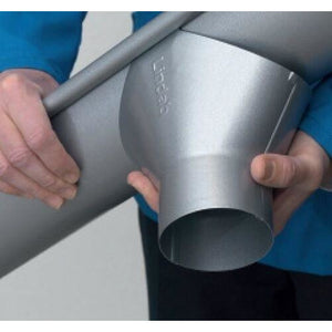 Lindab Majestic Galvanised Steel Gutter Outlet