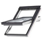 VELUX GGU UK08 0068 Triple Glazed Rain Noise Reduction White Polyurethane Centre-Pivot Roof Window (134 x 140 cm)