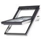 VELUX GGU PK06 0067 Triple Glazed High Energy Efficiency Glazing White Polyurethane Centre-Pivot Roof Window (94 x 118 cm)