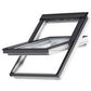 VELUX GGU SK10 0068 Triple Glazed Rain Noise Reduction White Polyurethane Centre-Pivot Roof Window (114 x 160 cm)