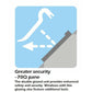 VELUX GGU MK04 0070Q Enhanced Security Maintenance Free Centre-Pivot Roof Window (78 x 98 cm)