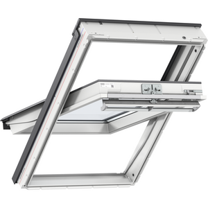 VELUX GGU MK08 0070Q Enhanced Security White Centre-Pivot Roof Window (78 x 140 cm)