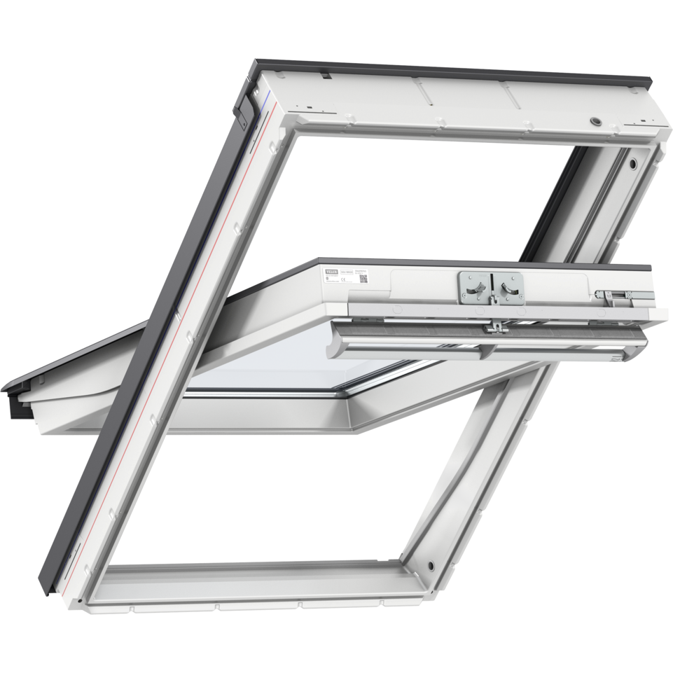 VELUX GGU MK04 0062 Triple Glazed Maintenance Free Centre-Pivot Roof Window (78 x 98 cm)