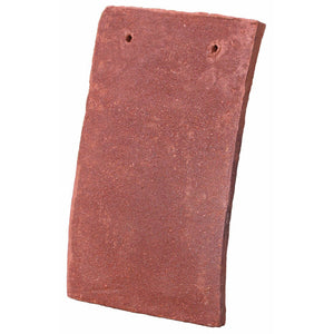 Tudor Traditional Handmade Clay Plain Roof Tile - Red Antique