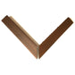 Castle Composites Quick Deck External Ramp Corner - Teak  (pack of 2)
