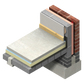 Kingspan ThermaFloor TF70 Insulation Board - 2400mm x 1200mm x 50mm (pack of 6 sheets 17.28m2)
