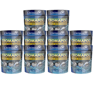 Cromapol Acrylic Waterproof Roof Coating - 20kg (PALLET of 10 Tins)