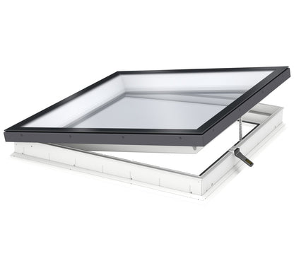 VELUX CVU 100100 S06Q Electric Flat Glass Rooflight Package 100 x 100 cm (Including CVU Double Glazed Base & ISU Flat Glass Top Cover)