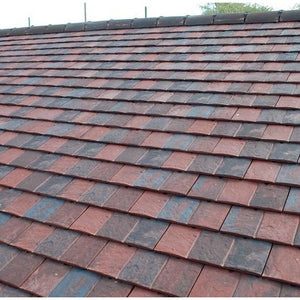 VISUM 3 Clay Interlocking Low Pitch Plain Tile 24° - Russet