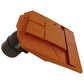 Ubbink UB37 In-Line Plain Tile Vent with 100mm Pipe Red