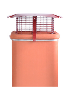Brewer Square Birdguard Metal Chimney Cowl - Gas