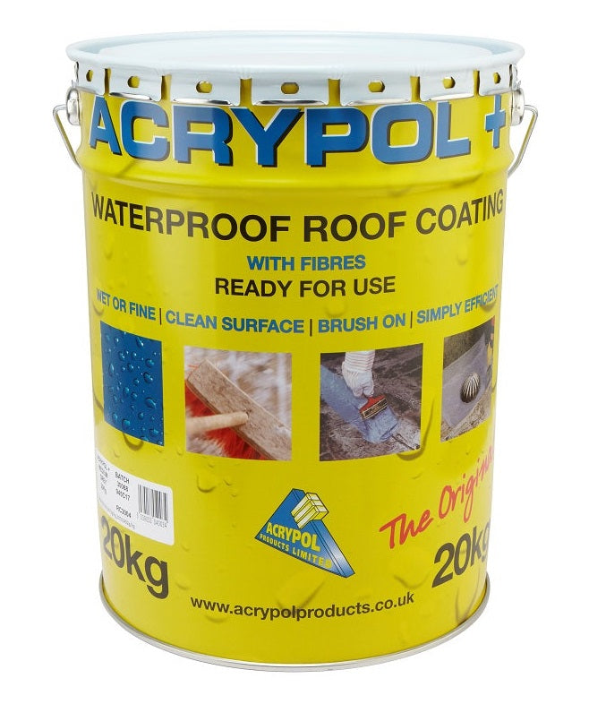 Acrypol + Waterproof Roof Coating 20kg - Grey