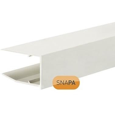 SNAPA® Snap-Fix PVC Drip Trim White - 2100mm