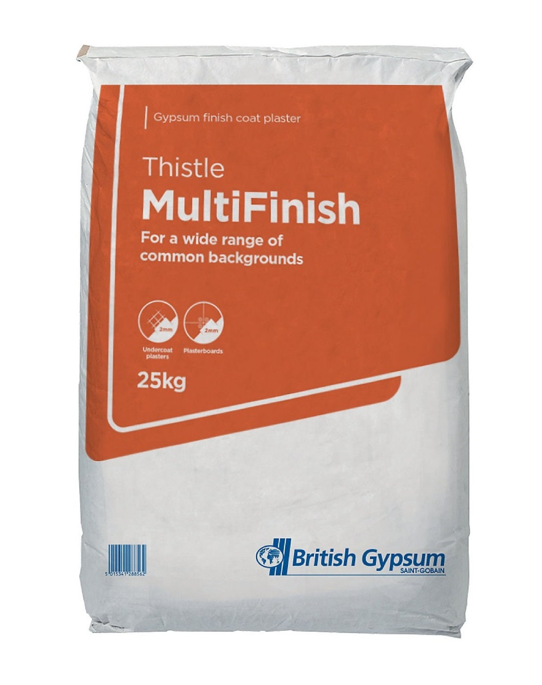 British Gypsum Thistle Multifinish Plaster 25kg