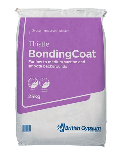 British Gypsum Thistle BondingCoat Undercoat Plaster 25kg