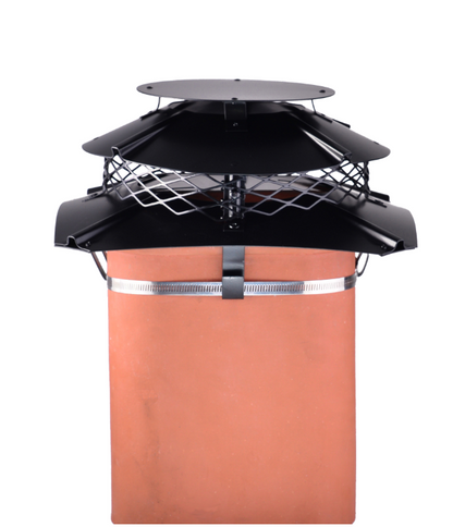 Brewer Ultimate Multi-Fuel Cowl - Square Black