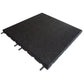 Castle Composites Castleflex Rubber Promenade Tiles - 500mm x 500mm x 30mm (All Colours) Carbon Black