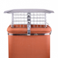 Brewer Square Birdguard Metal Chimney Cowl - Solid Fuel