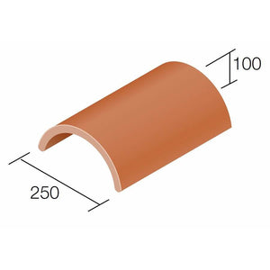 Sandtoft Clay Third Round Ridge - 305mm