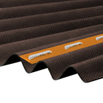 Corrapol-BT - Corrugated Bitumen Roof Sheet - 2000 x 930mm Brown