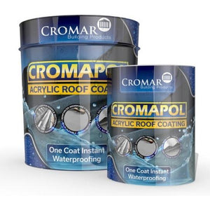 Cromapol Acrylic Waterproof Roof Coating - 5kg Opaque