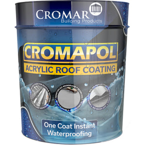 Cromapol Acrylic Waterproof Roof Coating - 20kg Opaque