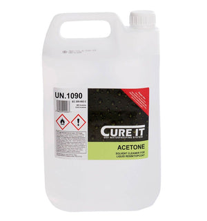 Cure It GRP Roofing Acetone - 5L