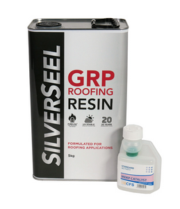 Silverseel GRP Roofing Base Resin 5kg (including Catalyst)