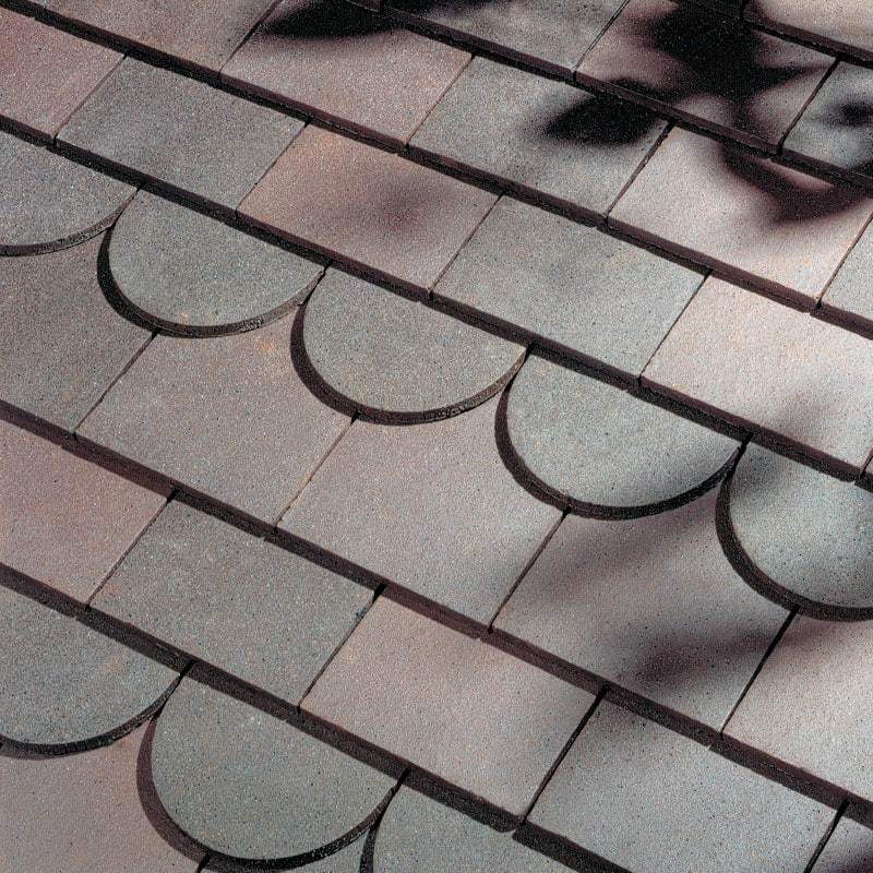 Dreadnought Clay Plain Roof Tiles - Dark Heather (sandfaced)