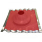 Dektite® Diverter EPDM Pipe Flashing For Metal Roofs - Red (114 - 254mm)