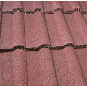 Marley Double Roman Roof Tile - Dark Red